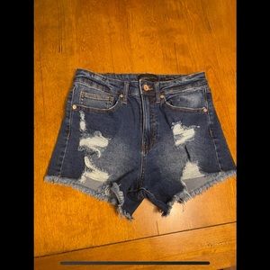 High waisted shorts